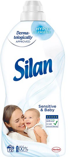 Silan Baby Sensitive 72 dávek 1,8l | Prací prostředky - Aviváže Silan Baby Sensitive 72 dávek 1,8l | Prací prostředky - Aviváže